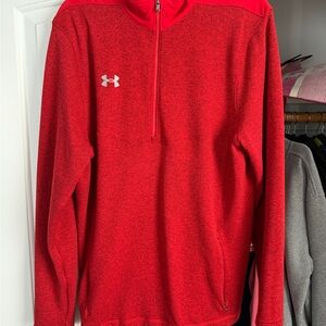 Under Armour Crimson Zip-Up Sweater